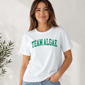 Team Algae Varsity Shirt, Minimal Graphic Tee, Political Meme T-Shirt, Viral Protest Gift for Men Women