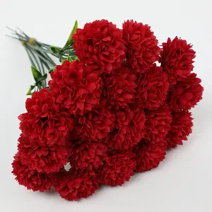 Artificial Hydrangea Flowers with Leaves, Multiple Colors Available, Ideal for Home Decor, Weddings, Parties, Office, Kitchen, Garden