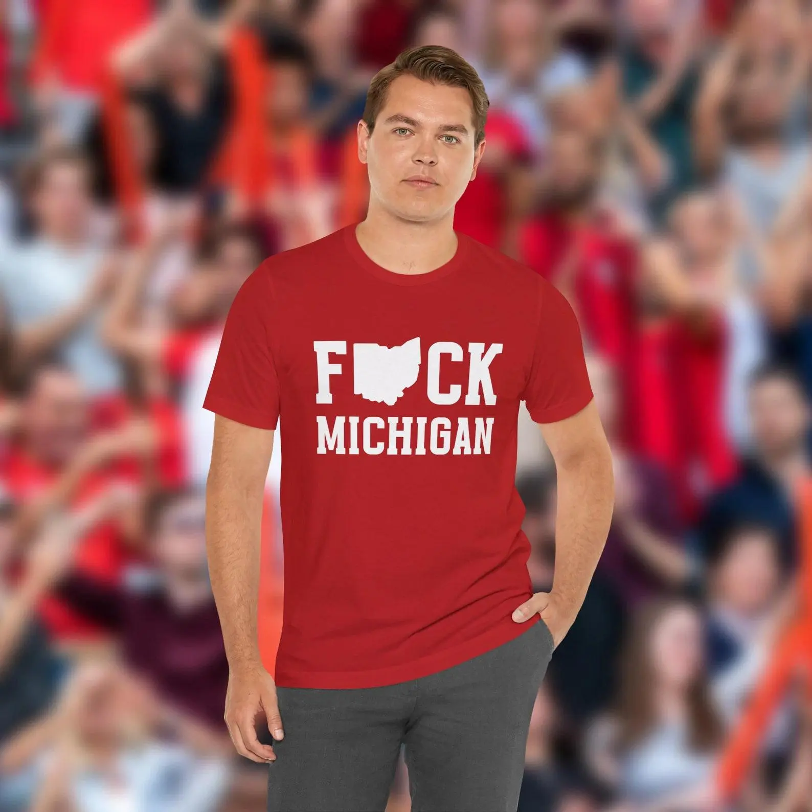 Funny Ohio Shirt - F*ck Michigan Shirt - Columbus Ohio - College Football Shirt - Funny Rivalry Shirt