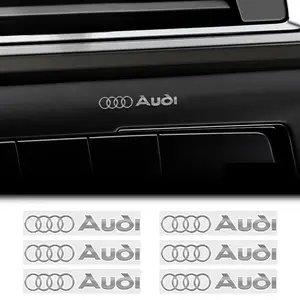 3D Metal Car Emblem Sticker for Audi Sline A3 A4 B5 B6 B7 B8 8p B9 8v 8L A6 C7 C6 A1 A5 A7 Tt Q3 Q5 Q7 Q8 S3 S4 S5 S6 S7 Rs3 Rs5