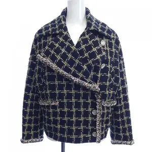 Pre-owned CHANEL Tweed Small Leather Goods LOOK1 Jacket