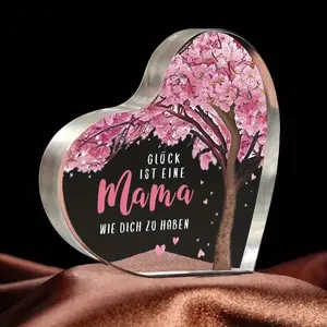 Heart-Shaped Transparent Acrylic Decoration, Elegant Home Decor Item, Perfect for Weddings & Parties, Durable & Lightweight Design