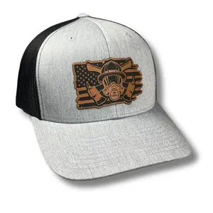 Fireman American Flag Patch Hat on