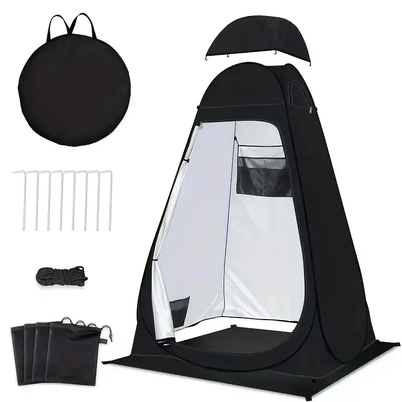 Camping Changing Tent ann katy portable toilet Shower Tent with Solar Bag Durable Pop-Up Shower Changing Tent plant watering rv bunk beach picnic fishing potty Outdoor Camping Shower Tent Easy Setup Privacy Tent Changing Room Portable Camp Shower Tents fo