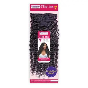Janet Collection Remy Illusion Clip 7Pcs Deep Wave 18"