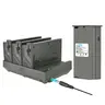 JYJZPB 6000mAh Lithium Battery 4 Port Charger for Tactacam Reveal Trail Camera Battery 4 in1 Charger with LED Charge Indicators，Hunting Accessories
