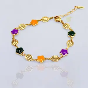 Elegant Bracelet for Woman Gold Plated 14K