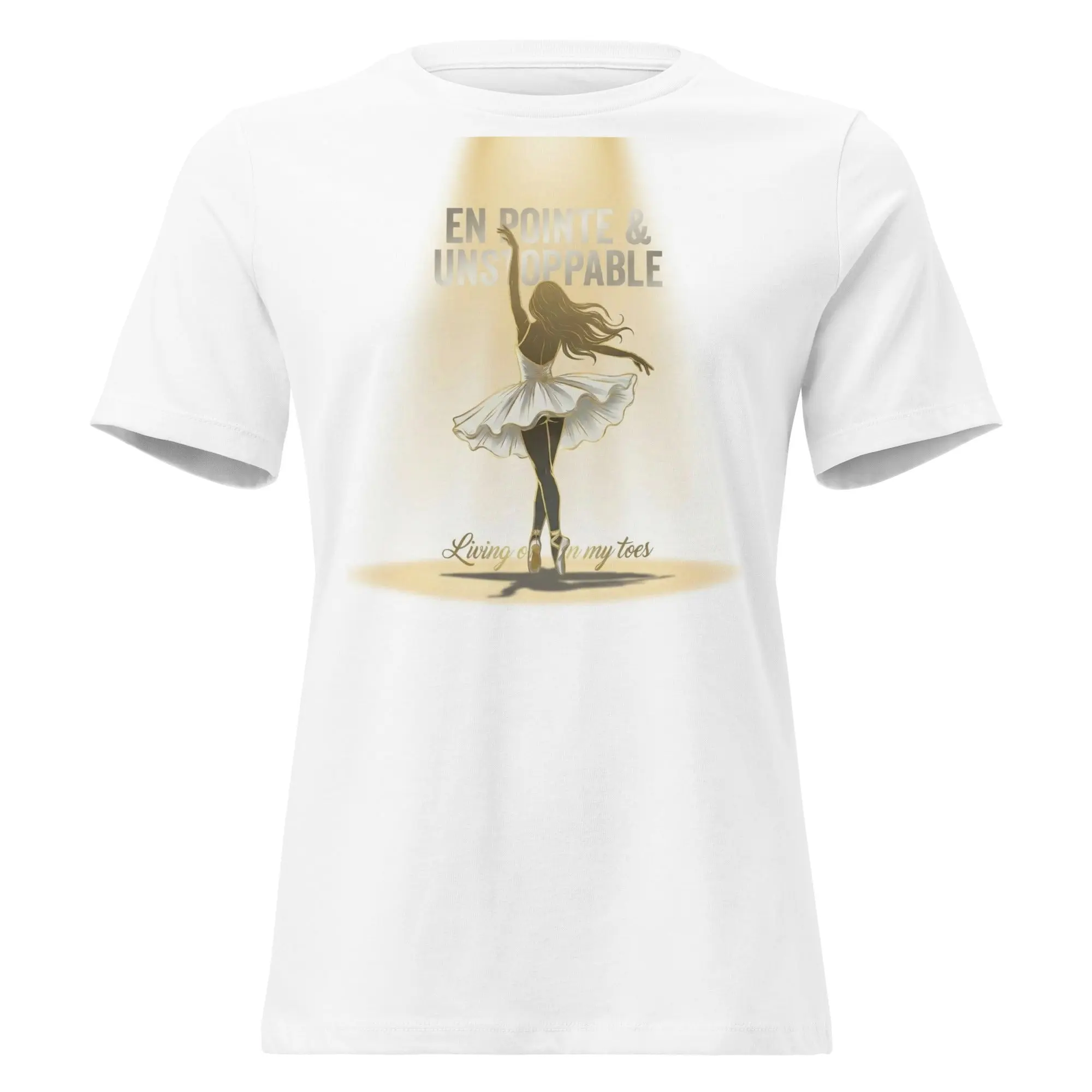 Power of Motion 26 TShirt Capsule - En Pointe & Unstoppable Women's Relaxed T-Shirt