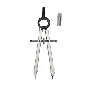 Pacific Arc Pro Series: Spring Bow Drafting Compass - Fixed Leg - True Steel Hoop - Made in Germany