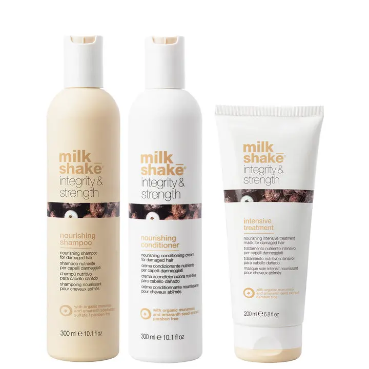 Milk_shake integrity & strength intensive repair trio - Shampoo, conditioner & Intensive treatment