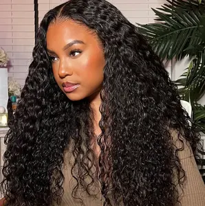 Tinashe Glueless 200% Ready To Wear Wig Pre Bleached Knots Water Wave Pre Cut 6x5 HD Lace Closure Wig