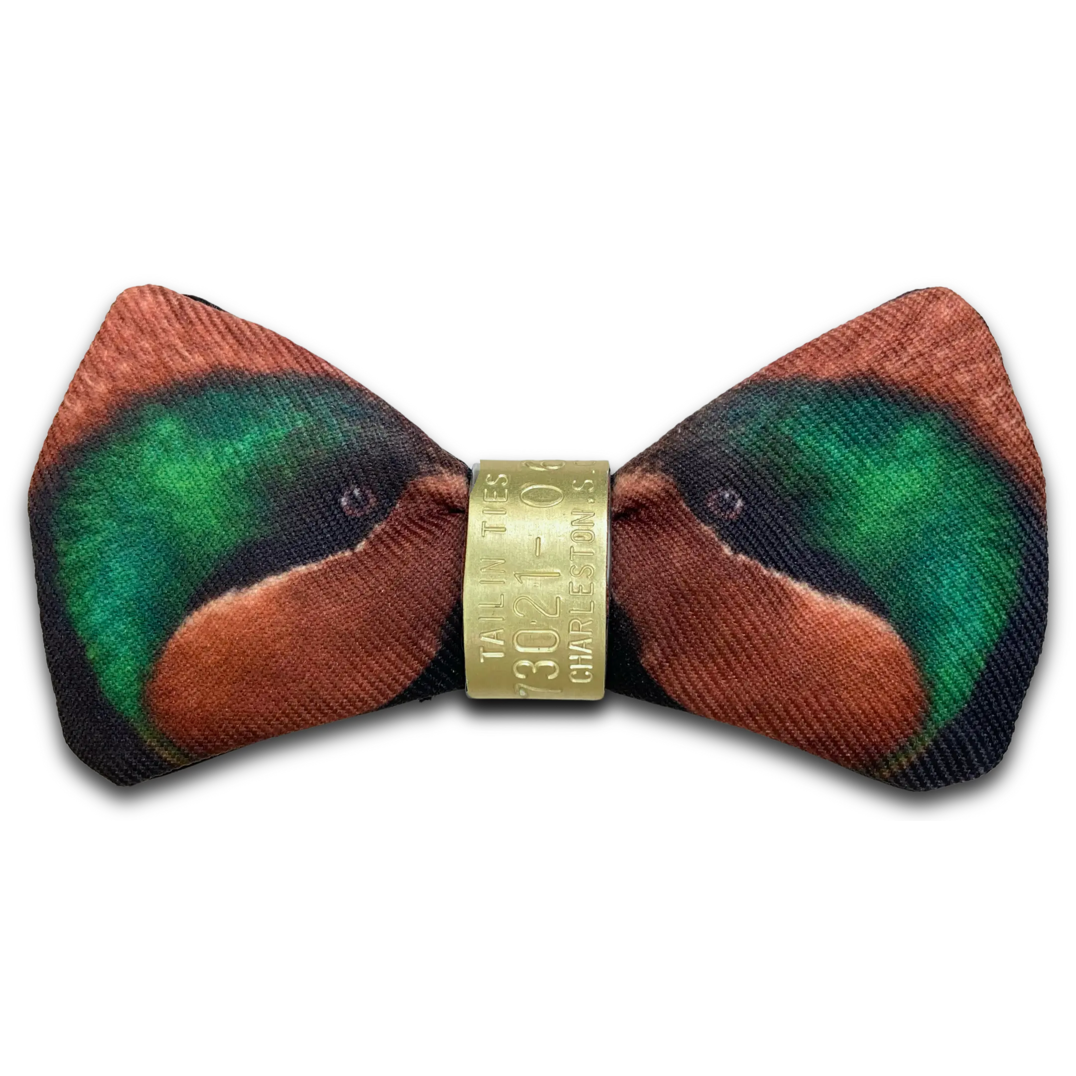The Green Winged Teal Bow Tie - Inspired by the Coastal Outdoors