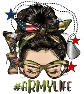 Army Life Messy bun
