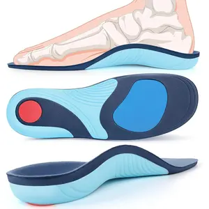 Plantar Fasciitis Insoles, 220+ lbs High Arch Support Inserts for Women Men, Heavy Duty Flat Feet Plantar Fasciitis Pain Relief Orthotic Athletic Work Boot Insoles for Standing All Day-M Shoe Footwear