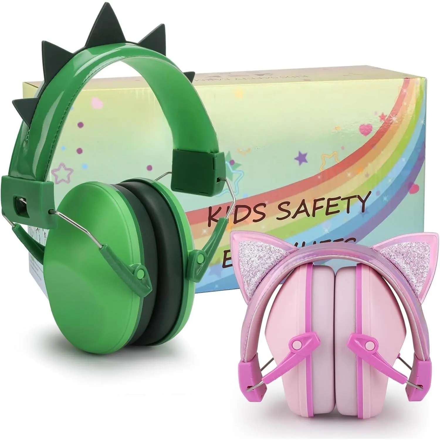 X-HPS08  2 Pack Noise Cancelling Headphones for Boys, girls Ear Protection 28dB SNR Noise Reduction Ear Muffs for 3-16 Years, Noise Cancelling Headphones Hearing Protection For Fireworks