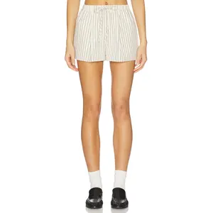 ALL THE WAYS Kadence Short in Beige & White Stripe