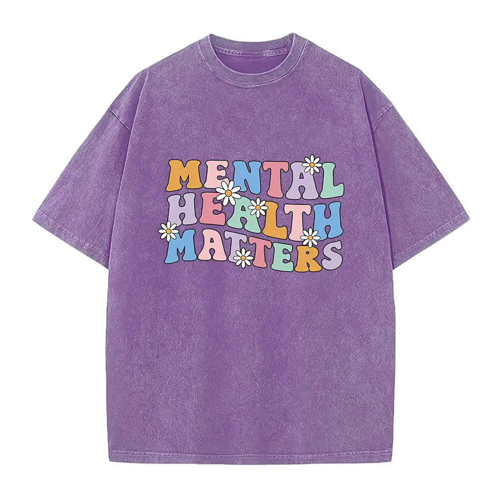 Mental Health Matters Shirt, Floral Mental Awareness Shirt, Therapist Shirt, ADHD Shirt, Autism Shirt, Mental Health Shirt