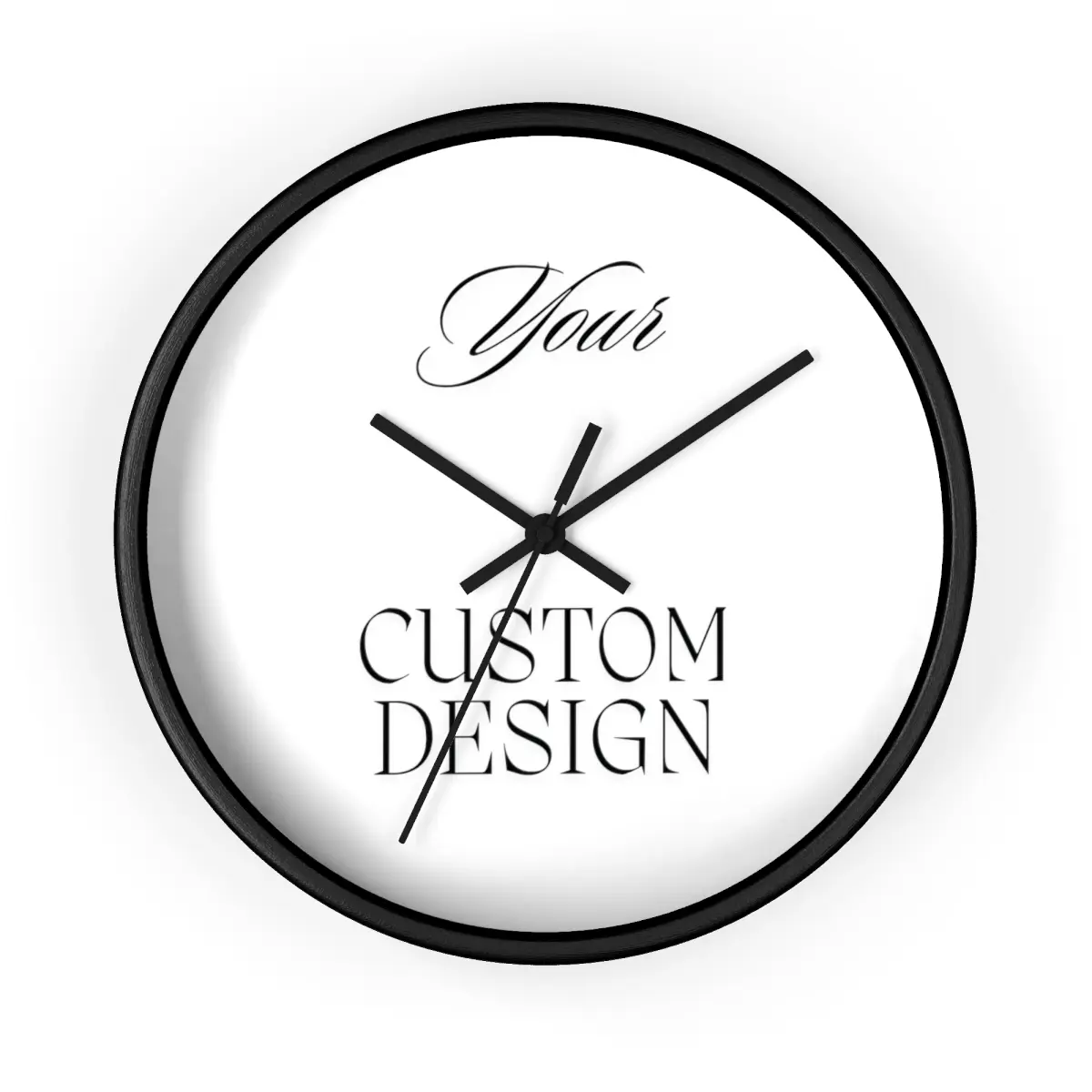 Custom Wall Clock, Personalized Wall Clock, Photo Wall Clock, Home Decoration Clock, Picture Clock, Logo Wall Clock, Custom Text Clock