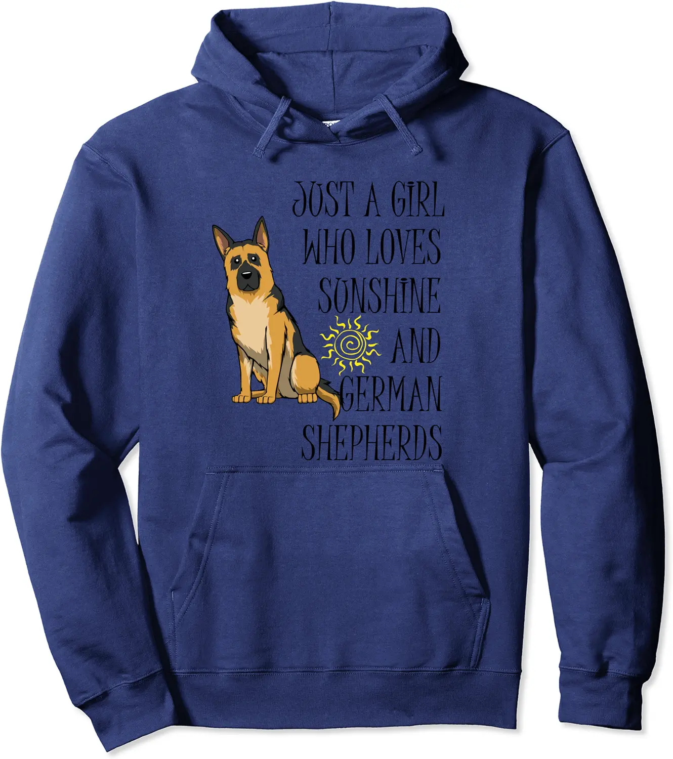 Shepherd and Sunshine Dog Mommy Cute Saying Pullover Hoodie - Brayanner Shop 63B08WSNZXGH