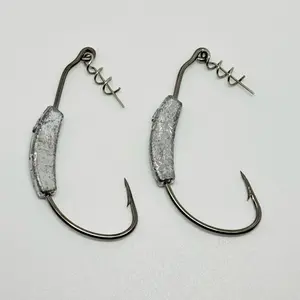 Defense Bait and Tackle Swim bait Hooks- 1/4 oz- 2 pack