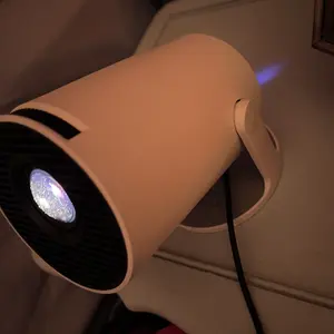 HY300Pro+ Portable Projector Outdoor Mini 4K Decoding with 5G WiFi 6 & BT 5.0 720P Full HD 160 ANSI Lumens for Android Audio Bluetooth Gaming Home Theater