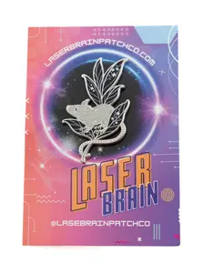 Mouse in Leaves Pin LASERBRAIN