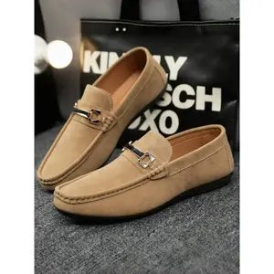 Men's Loafers Shoes, Classic Slip On, PU Leather Upper, Rubber Sole, Casual Style, Breathable Comfort, All Season Wear, Durable Anti-Slip Design(Sheets)