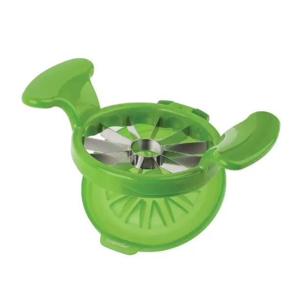 PrepSolutions 12 Slice Apple Slicer Creates 12 Perfect Wedges Stainless Steel Blades Core Removal Rotating Cover Dishwasher Safe