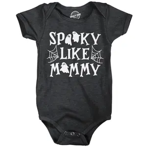 Spooky Like Mommy Baby Bodysuit Funny Sarcastic Halloween Graphic Novelty Jumper For Infants Funny Baby Onesies Halloween Clothes for Baby Novelty Onesie Black - Spooky Like Mommy Baby Bodysuit Funny Sarcastic Halloween Graphic Novelty Jumper For Infants Funny Baby Onesies Halloween Clothes for Baby Novelty Onesie Black -