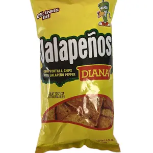 Diana Jalapeños/ Corn Tortilla chips with jalapeño pepper made Salvadoran 3.84 oz