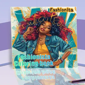 Adult Coloring Book with 20 Pages of Fashion Inspired Illustrations, Fashionable Themes, Creative Doodle Art Relaxation Notebook, Perfect for Friends Gatherings and Leisure