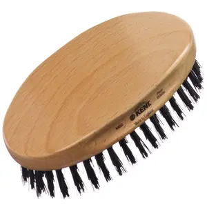 Mens Finest Black Boar Bristle Military Hair Brush
