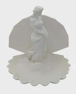Aphrodite Shell Jewelry Holder | Greek Goddess Ring Dish & Necklace Tray