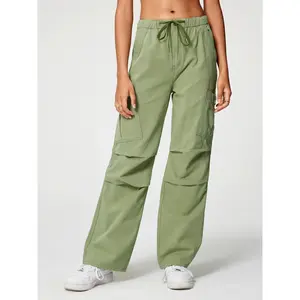 Cider [7 colors, size 0-26] Denim Drawstring Cargo Pants
