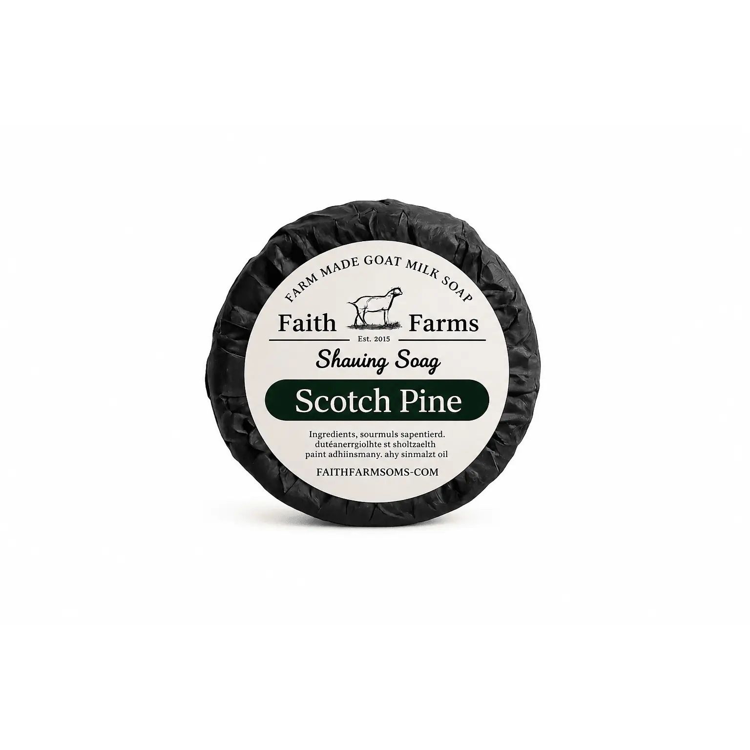 Scotch Pine Men's Goat Milk Shaving Soap