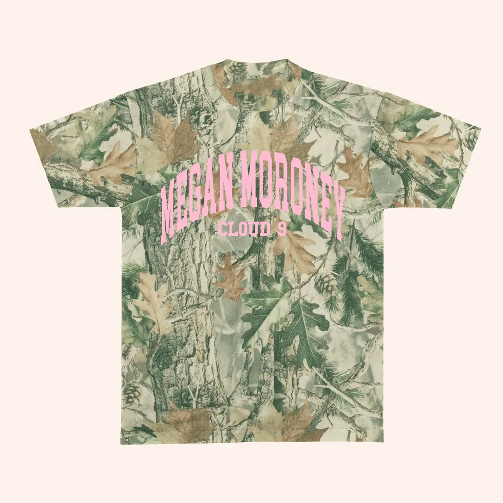 Megan Moroney Cloud 9 Merch Camo Tee Megan Moroney Cloud Nine Tour Merch T-Shirt Fan Gifts  HG
