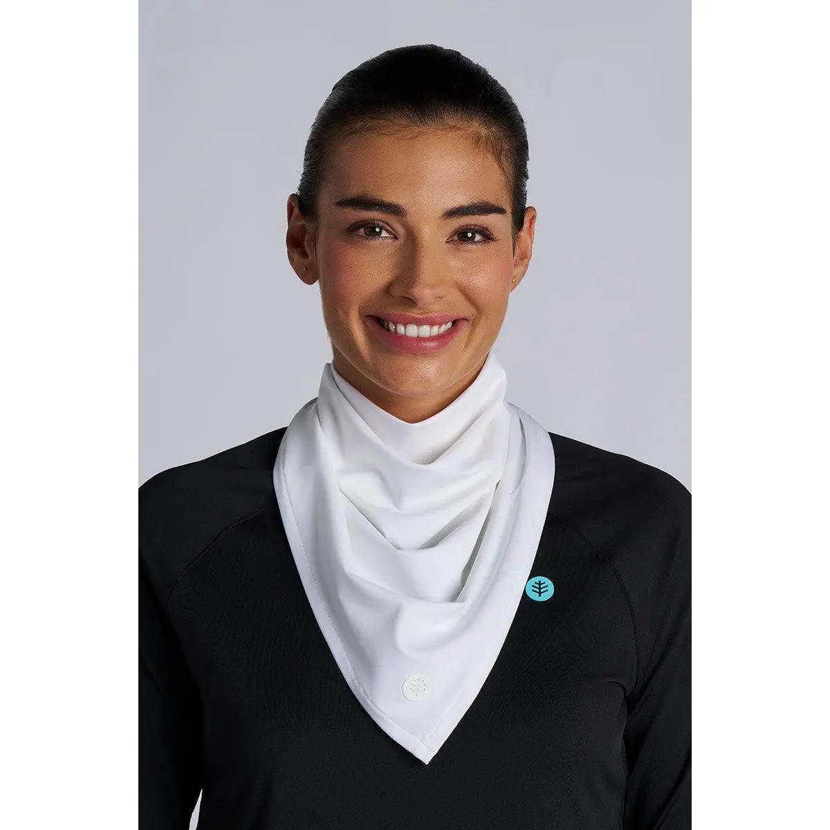 Virasana | Unisex Performance Bandana | White
