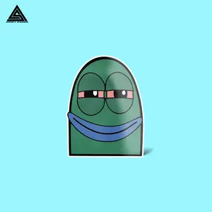 Stoner Fish Meme Sticker || vinyl sticker, water bottle sticker, tumbler sticker, laptop decals, waterproof sticker, stoner, meme waterproof sticker Decor Decorative