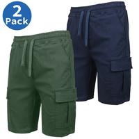 (2 Pack) Navy-Olive