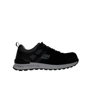 Skechers Bulklin - Lyndale Composite Toe Black / Grey  77273-BKGY Women's