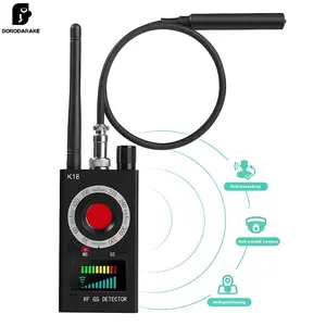 Anti-Theft Alarm with Hidden Camera & GPS Tracker Detector – Bug Finder for Travel, Hotel, Airbnb, Car & Home – RF Signal, Magnetic, Wireless Listening Device Scanner – Privacy & Safety Protection (Black