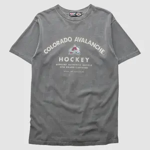 Colorado Avalanche CCM 2000s T-Shirt - Gray - M