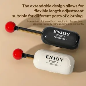 PAXA 2-in-1 Mini Dust-Removal Roller, Portable Pet Hair Remover, Washable Sticky Roller, Comes with a Hair Scrapper for Removing Hair Balls from Clothes, Reusable Clothing Dust-Removal Device for Travelers