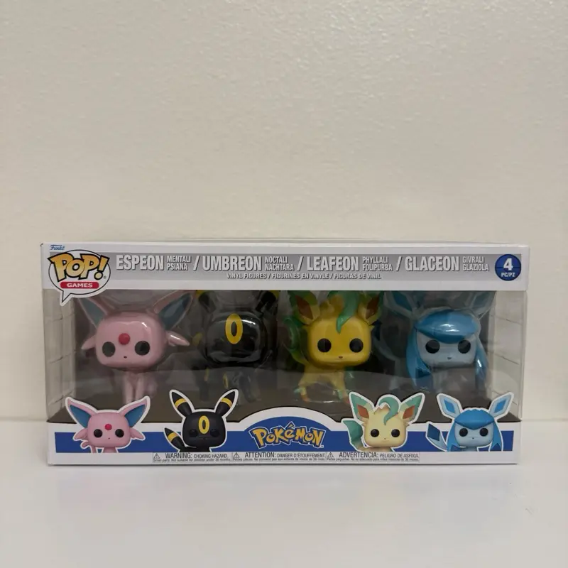 Pokemon Eevee Evolutions Funko Pop! Vinyl Figure 4-Pack