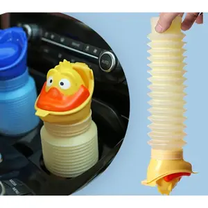 Portable Car Urinal for Adults Kids - Retractable Emergency Pee Bottle Unisex Travel Urine Pot
