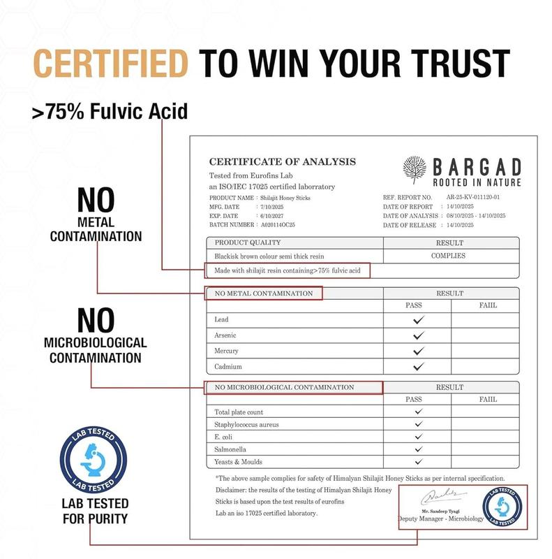 Pure Himalayan Shilajit Honey Sticks with Saffron – 30 Count | 75%+ Fulvic Acid, 85+ Trace Minerals | Natural Energy & Immunity Booster | Easy Single-Use Packets