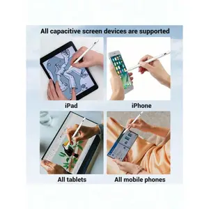 Universal Stylus Pen | Apple Pencil Alternative | Works with iPad & All Touchscreen Phones/Tablets, Durable