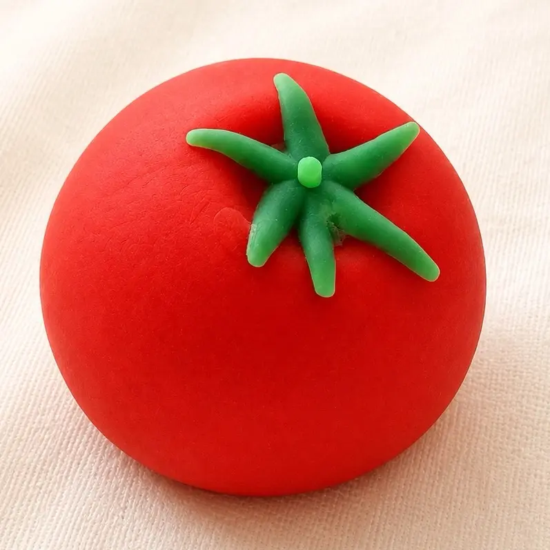 Slowrise Squishy Tomato Stress Relief Gadget, Anxiety Relief Product, Decompression Squeeze Tool, Sensory Stress Reliever, Sensory Calming Accessory