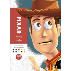Disney Mystery Coloring: Pixar: A Color by Number Book Paperback – February 24, 2026