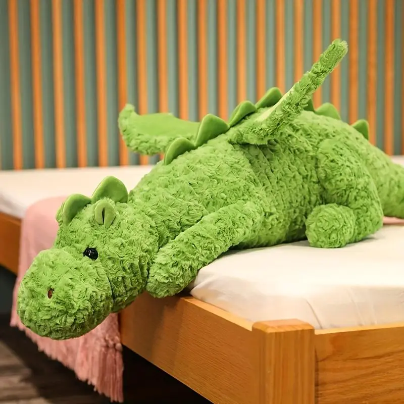 Dinosaur Design Stuffed Toy, Cute Dinosaur Plush Toy, Stuffed Animal, Soft Stuffed Animals, Soft Huggable, Soft & Comfy Plush Toy for Birthday Gift, Soft Cuddly Gift, Home Decor, Room Decor